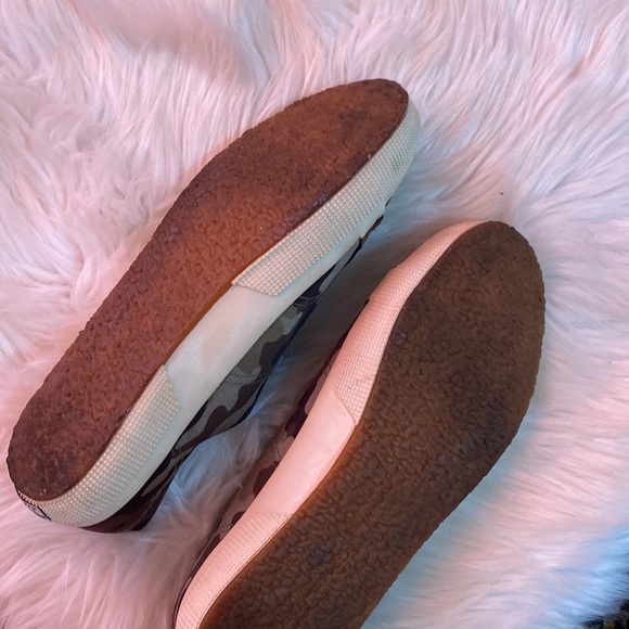 Superga Camouflage Sneakers with Green Laces size 7 - Picture 3 of 8